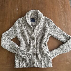 Y2K American Eagle Gray knitted Cardigan